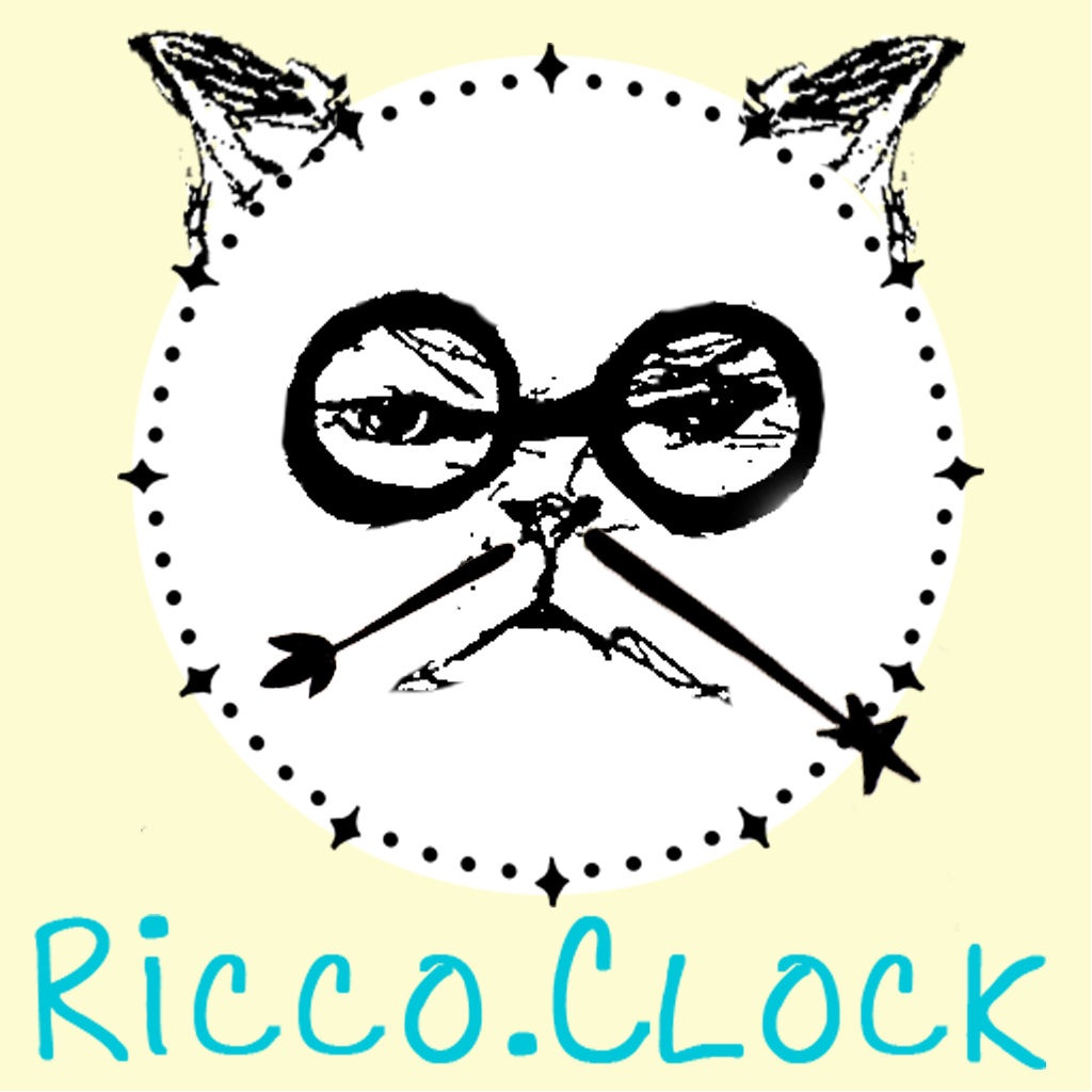 Ricco Clock 人気イラストレーター Ricco の時計アプリ 独特な世界観と遊び心満点だぞ Appbank