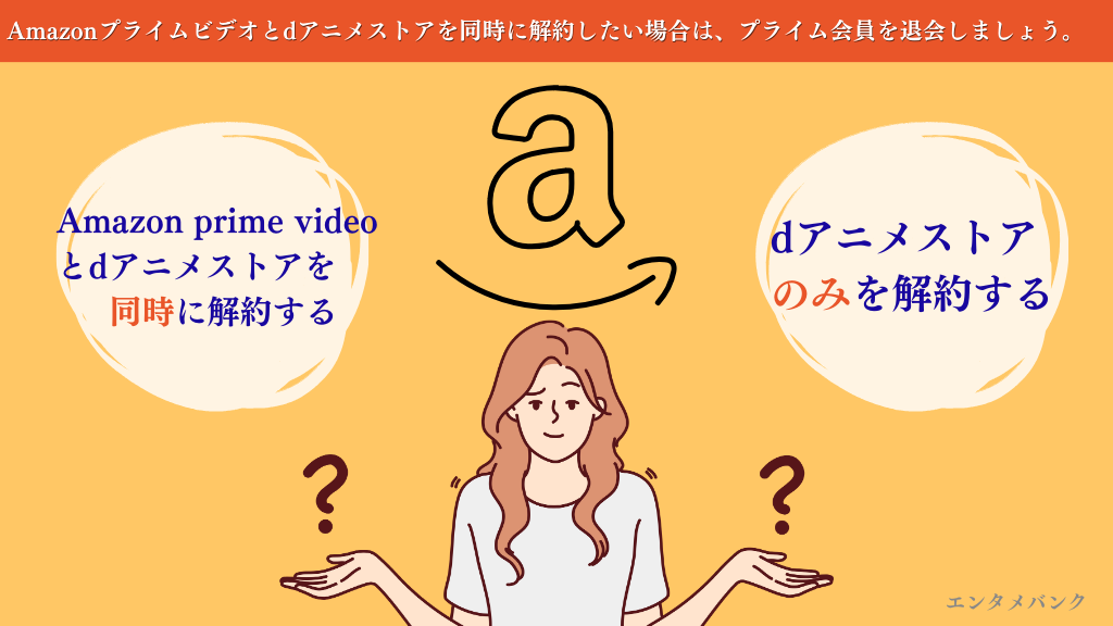 Amazon dアニメストアの解約方法