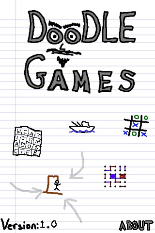 Doodle Games 5つ定番ゲーム詰め合わせを かわいい手描きイラストで 761 Appbank