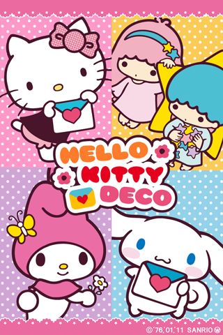 Pr サンリオ公式 Hello Kitty Deco 人気のサンリオキャラのデコメが送れるアプリ Appbank