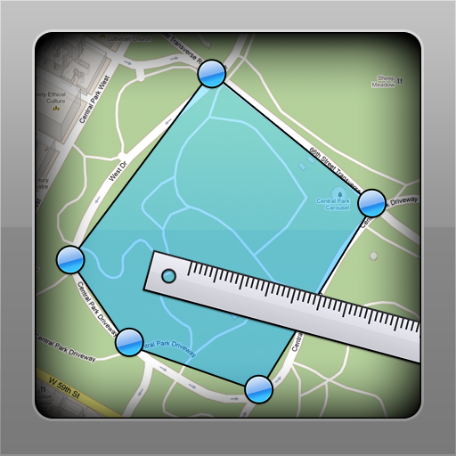 Ipad Iphone Geo Measure 歩道 山道などの距離や複雑な地形の面積が計測できる Appbank
