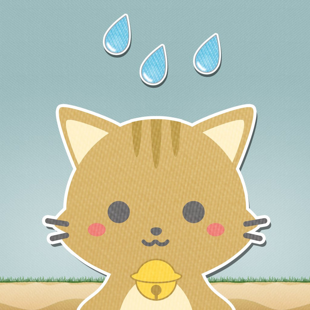 雨よけ ちょこちょこ歩く様子に癒される 雨がキライな子猫ちゃんの雨よけゲーム 無料 Appbank