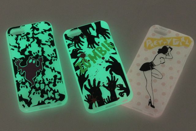 蓄光iphoneカバー 暗闇で光る蓄光iphoneケース ゾンビやオバケのデザインもクール Appbank