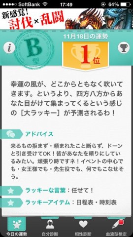 中古】血液型Ｂ型の星占い 本当の自分の姿を知っていますか…！？/日本