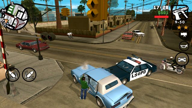 Grand Theft Auto San Andreas 車でかっ飛ばし 銃をぶっ放す 今回は彼女も作れるぞ Appbank