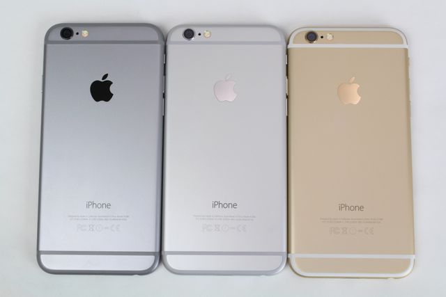 iPhone 6(アイフォン6)のスペースグレイ、シルバー、ゴールドを比較し