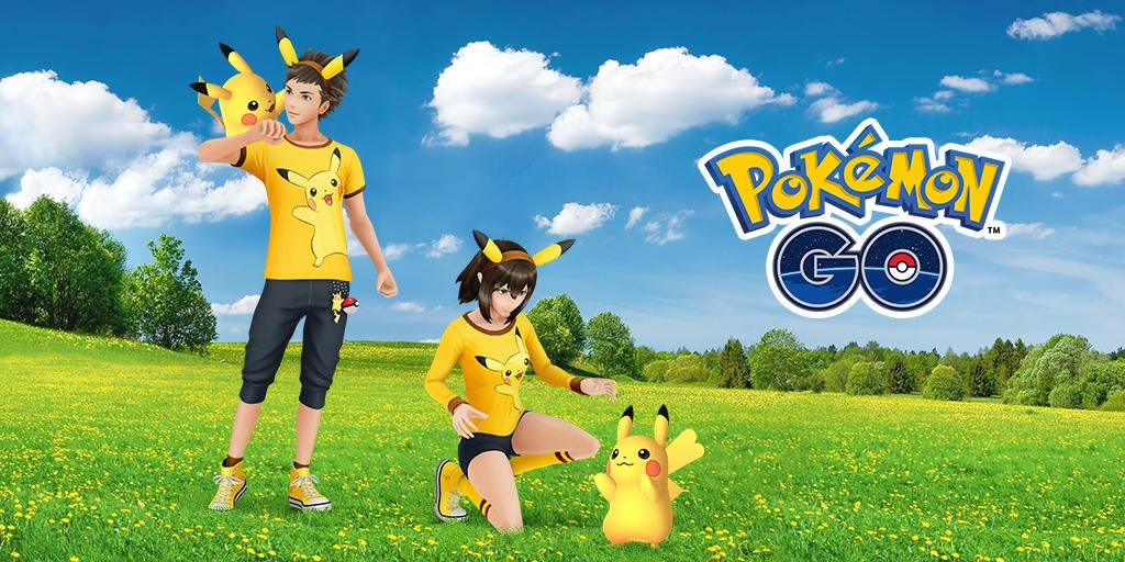 ポケモンgo ピカチュウの耳やtシャツなどのコスチューム登場 Appbank