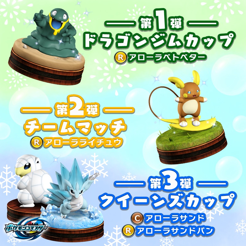 アローラ地方サンドパンとサンド ポケモンフィギュア | kinderpartys.at