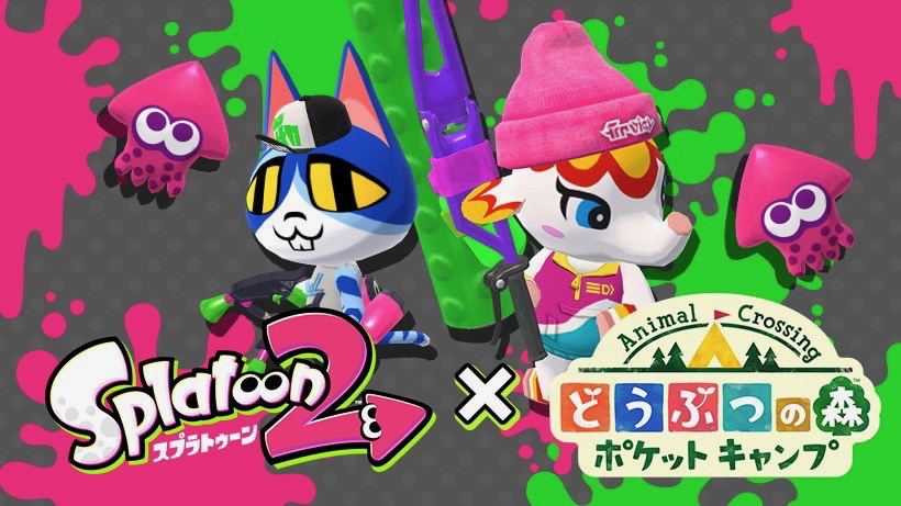 どうぶつの森 スプラトゥーン2 コラボ開催中 イカしたコーディネートを楽しもう ポケ森 Appbank