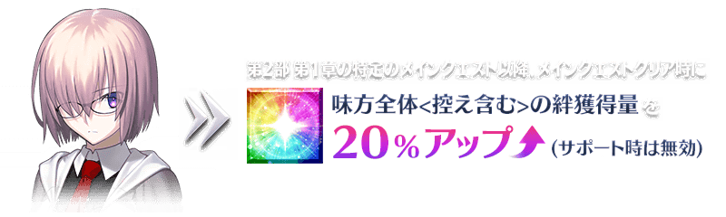 Fgo マシュに新クラススキル 星見の旅路 が追加 紅の月下美人 開幕直前キャンペーン開催 Appbank