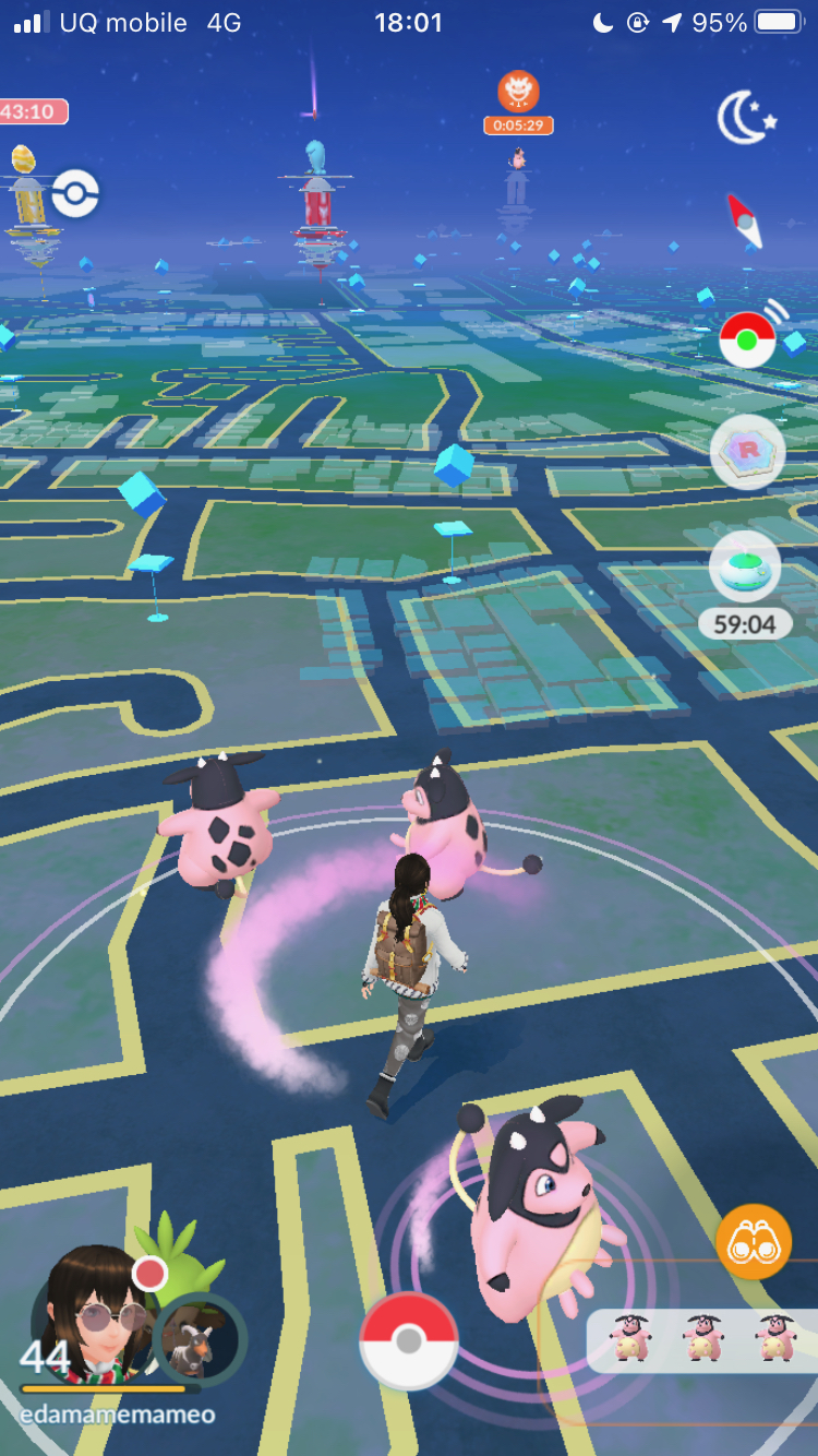 ポケモンgo 色違いミルタンクを求めて全力スポットライトアワーに挑戦した結果 これが欲に塗れたトレーナーのリアルだっ 2 Appbank