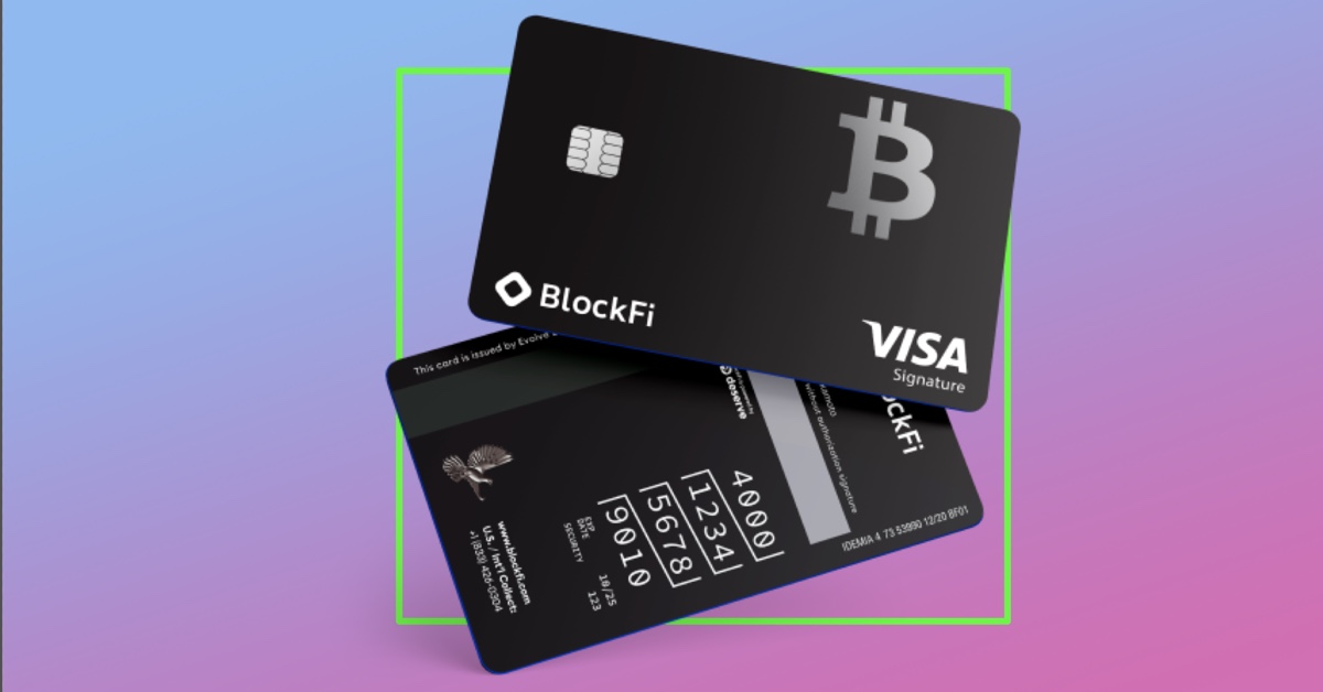 ビットコインで1 5 還元が受けられるブラックカード Blockfi Visaカード とは Appbank