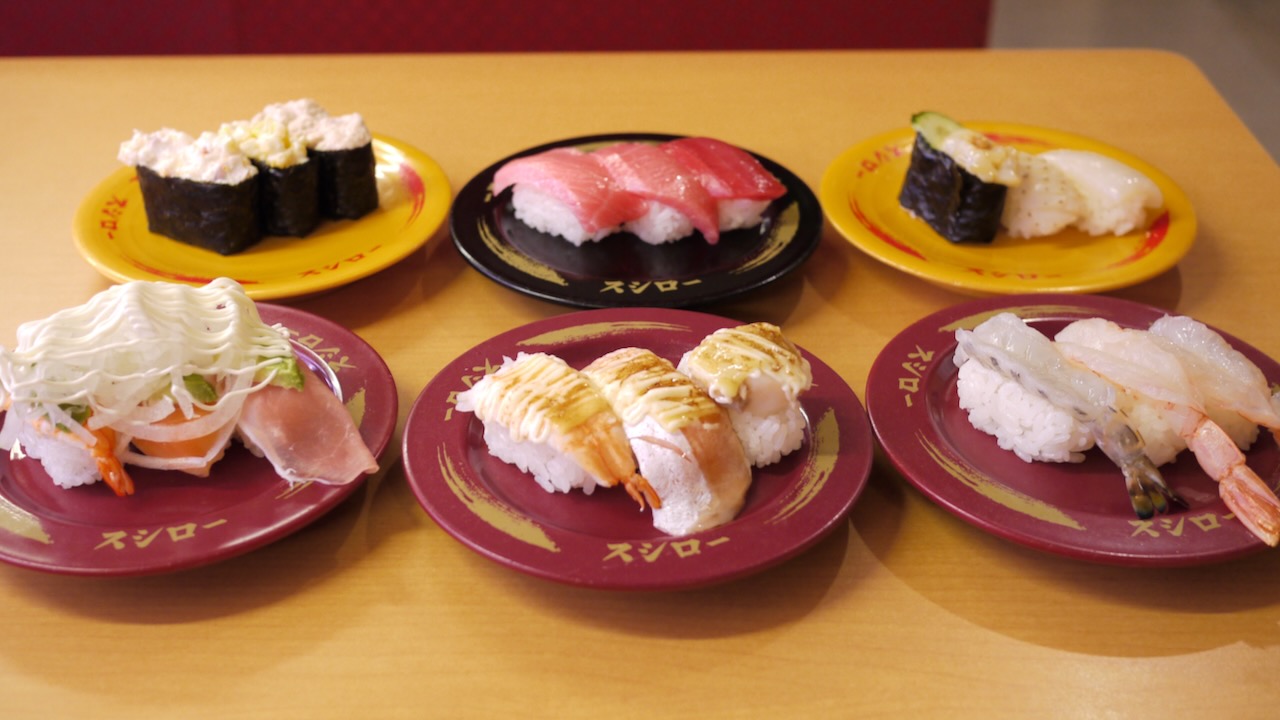 本日開催『スシロー名物!!!三貫盛祭』全部食べてみたっ!! えび好きは必食っ!!