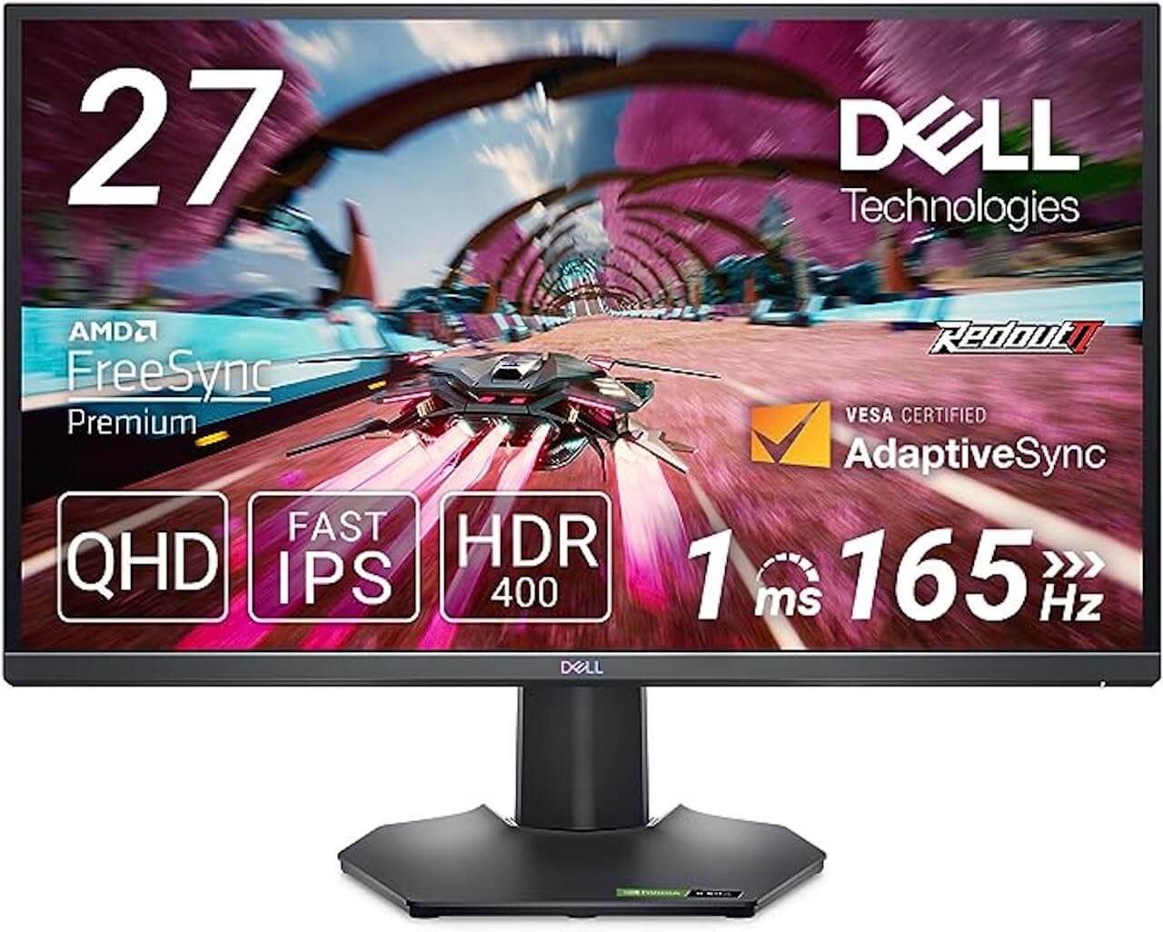 DELL S2721DGF 27インチ WQHD 165Hzゲーミング モニター