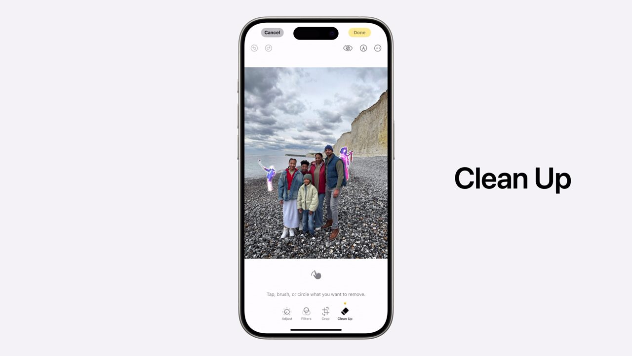 アップル、iPhone版消しゴムマジック「Clean up」発表！