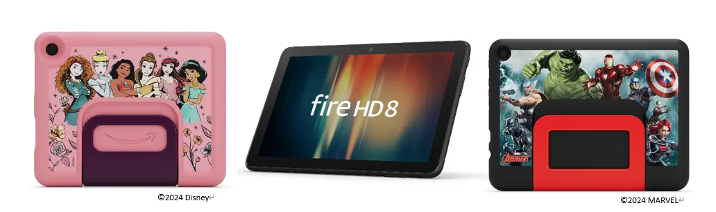 Amazon、新型Fire HD 8シリーズ3機種を新発売！　小学生向けのキッズタブレット「Fireタブレット キッズプロ」に8インチが登場