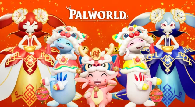 『Palworld / パルワールド』、5種の”スプリングフェスティバル”スキンを全プレイヤーに無料配布！　1周年記念Steamセールも開催