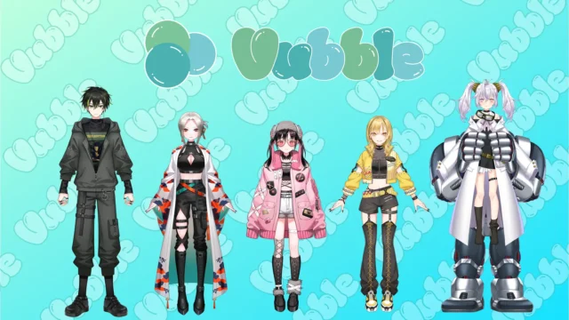 Vtuber事務所「Vubble」から2期生がデビュー！　初の男性Vや関西弁ギャル、天才博士など個性豊かな5名