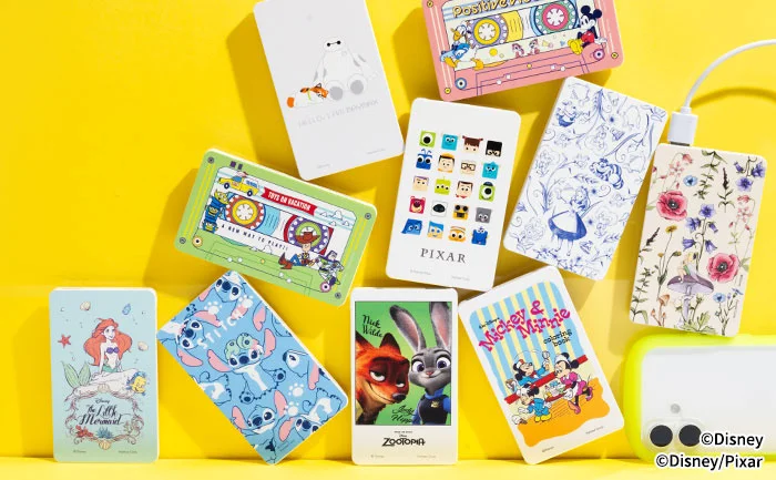 「ディズニー＆ピクサーキャラクター」新デザインの5000mAhモバイルバッテリー10種類が発売！