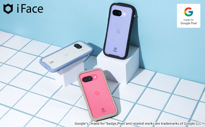 iFace、Google Pixel 9a専用スマホケースを発売。4月9日より